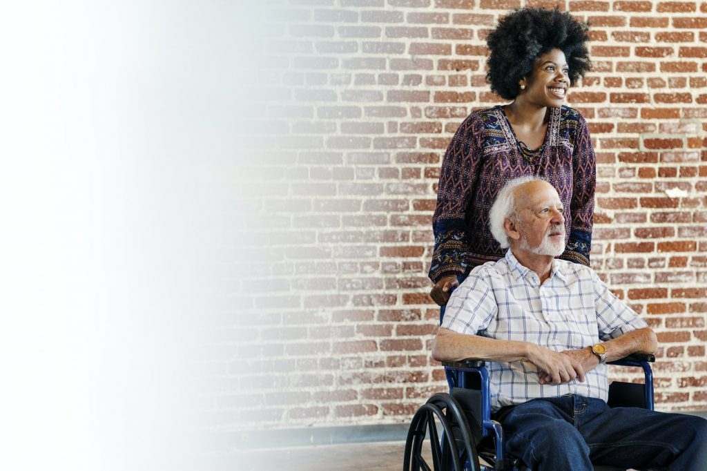 Handicapped senior care